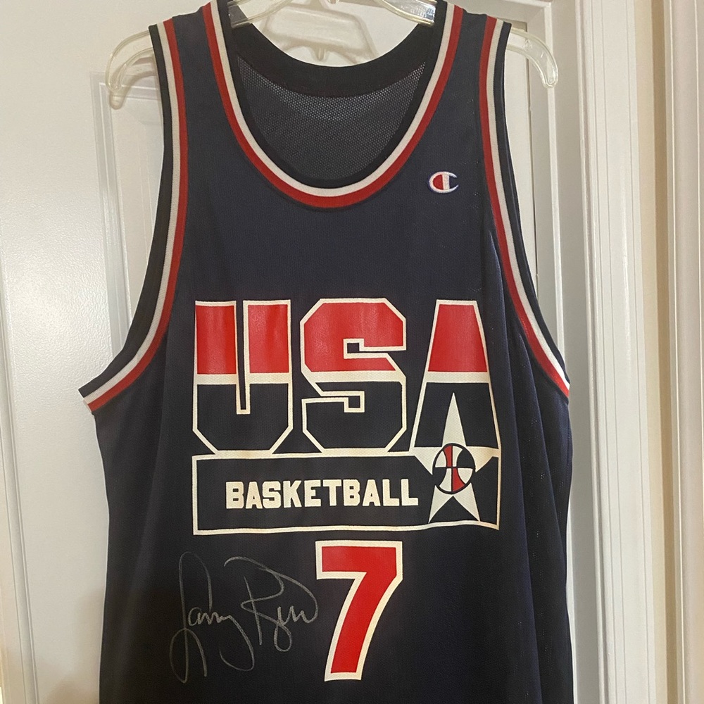 Larry Byrd Signed Jersey - Picture 2 of 3